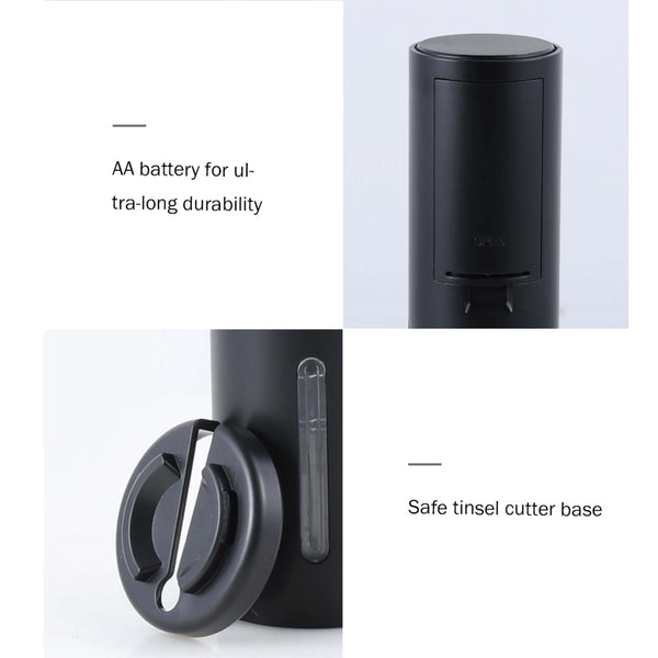 Electric Wine Bottle Opener Tool Automatic Cordless Corkscrew Foil Cutter