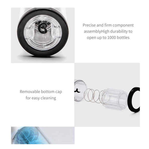 Electric Wine Bottle Opener LED Automatic Corkscrew Pourer Pump Sealer Cutter
