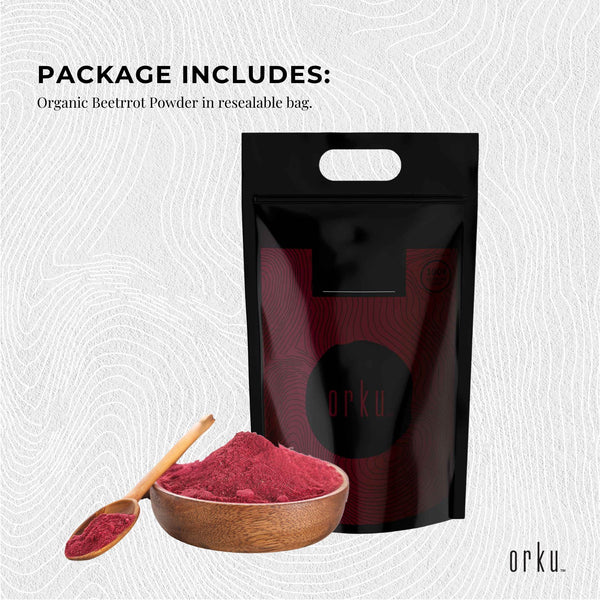 Orku Organic Beetroot Beet Root Beta Vulgaris Powder Superfood Supplement 5kg