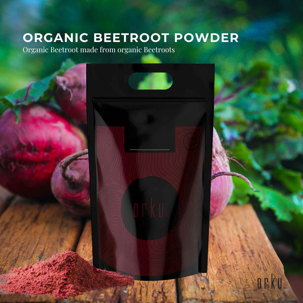 Orku Organic Beetroot Beet Root Beta Vulgaris Powder Superfood Supplement 5kg