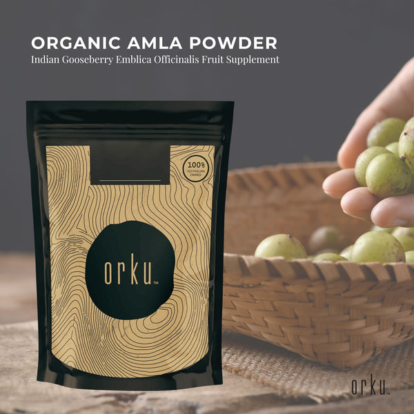 Orku Organic Amla Indian Gooseberry Emblica Officinalis Powder Supplement 1kg