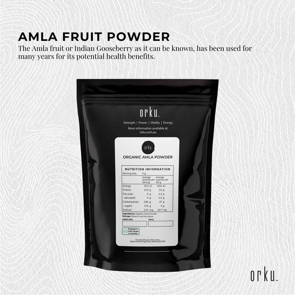 Orku Organic Amla Indian Gooseberry Emblica Officinalis Powder Supplement 1kg