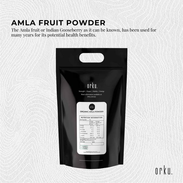 Orku Organic Amla Indian Gooseberry Emblica Officinalis Powder Supplement 5kg