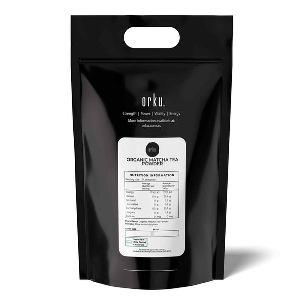 Orku Organic Matcha Green Tea Camellia Sinensis Leaf Powder Supplement 5kg