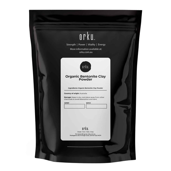 Orku Organic Sodium Bentonite Montmorillonite Clay Powder Face Mask 2kg