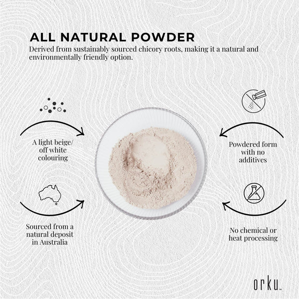 Orku Organic Sodium Bentonite Montmorillonite Clay Powder Face Mask 20kg