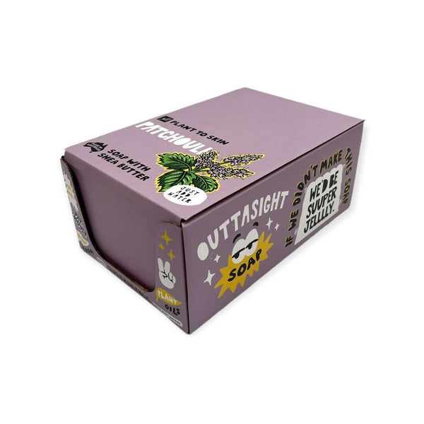4x 100g Patchouli Shea Plant Oil Soap Bars Natural Triple Milled Australian
