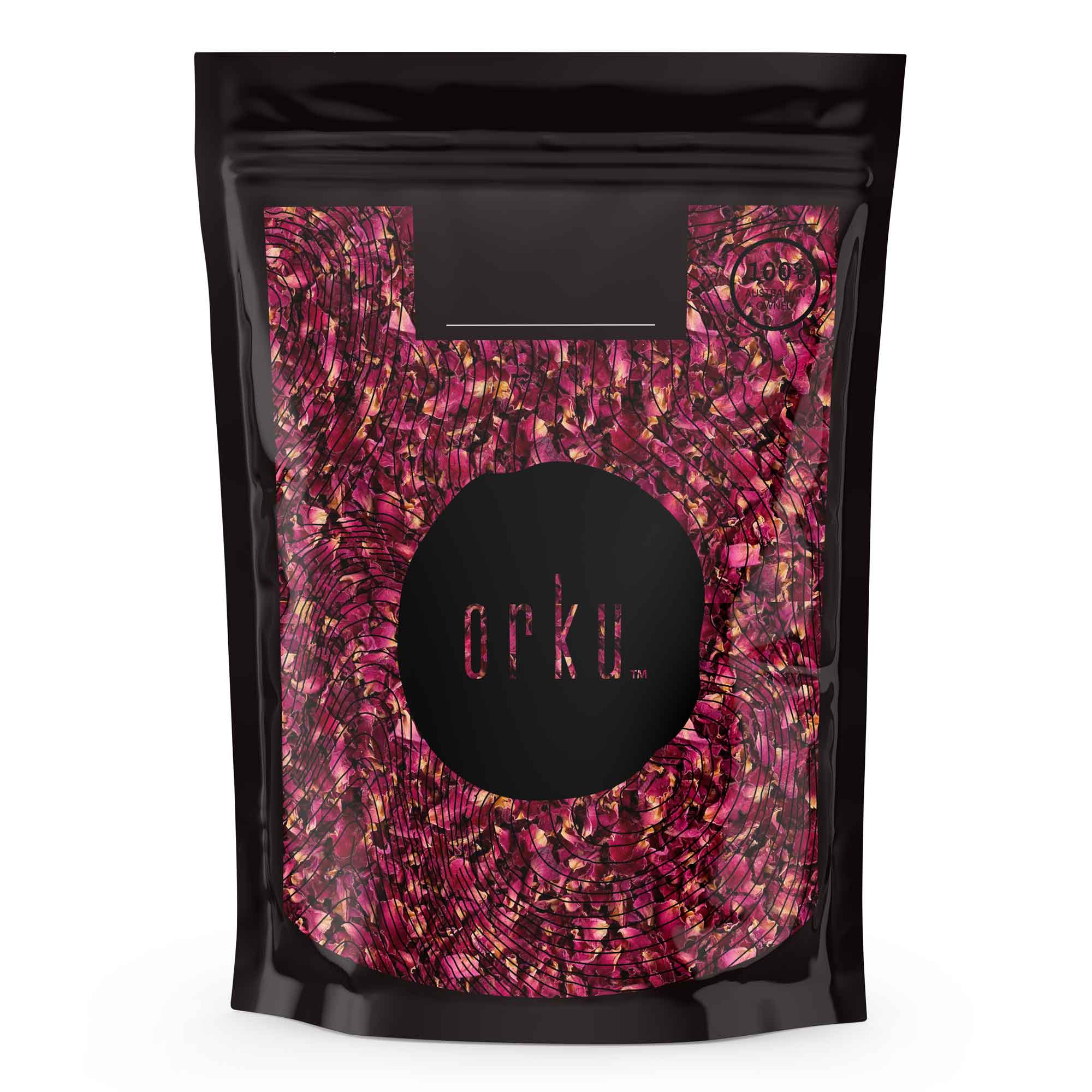 Orku Organic Dried Red Rose Rosa Centifolia Petals Wedding Confetti 10g