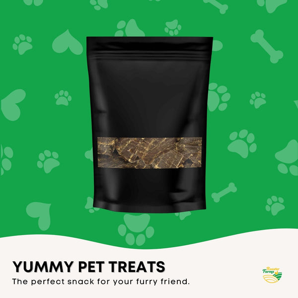 Beef Jerky Dog Puppy Treat Chew Dehydrated Australian Healthy 400g