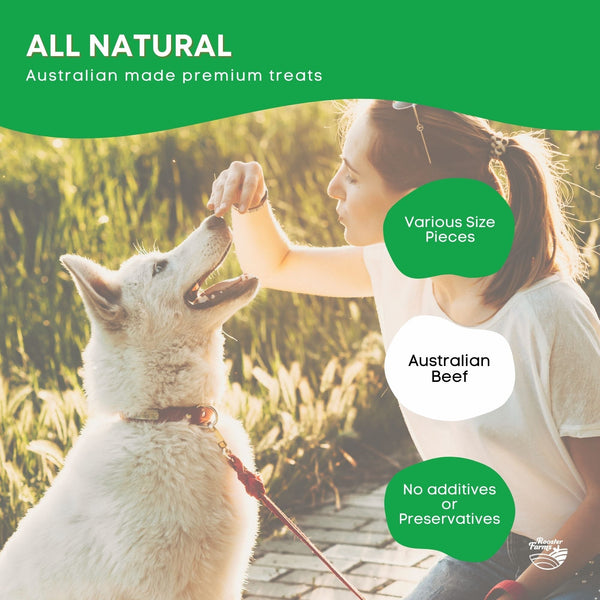 Beef Liver Dog Puppy Treat Chew Dehydrated Australian Healthy 1kg