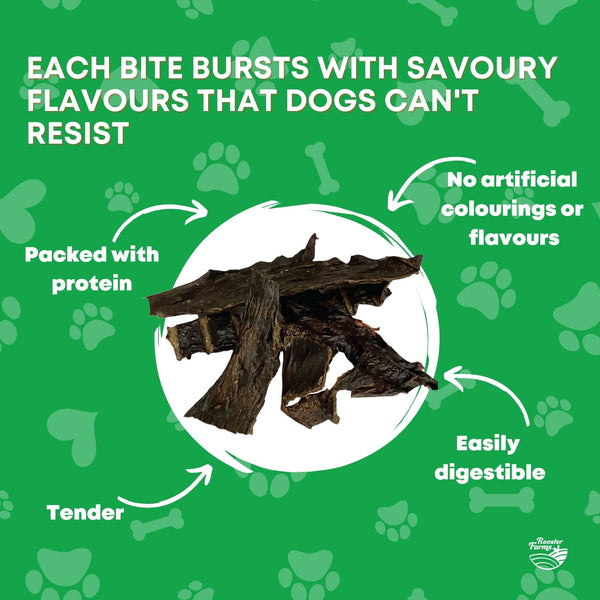 Beef Liver Dog Puppy Treat Chew Dehydrated Australian Healthy 1kg