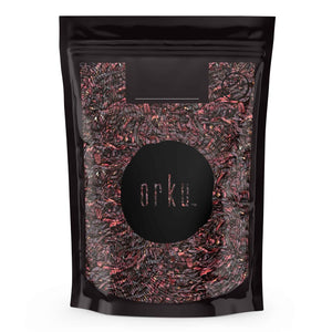 Orku Organic Hibiscus Rosella Flower Crushed Dried Herbal Tea Supplement 250g