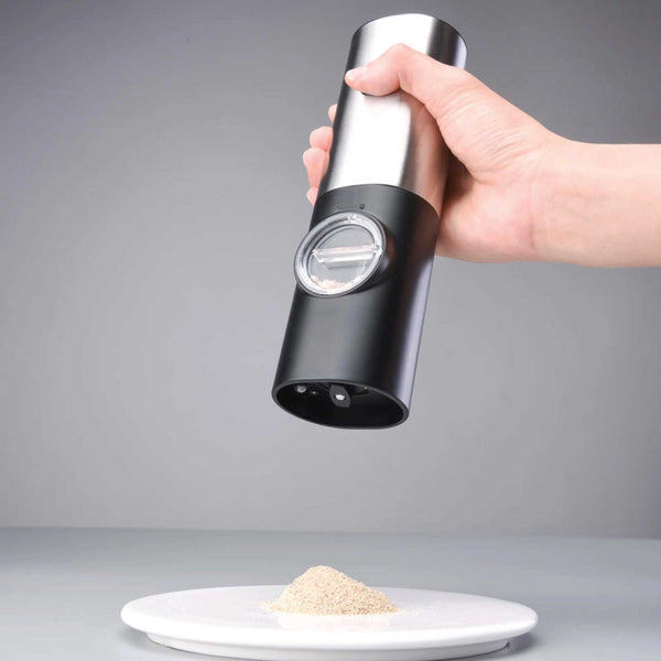 Kitchee Salt Pepper Grinder One Press Battery Operated Shaker Mill 70ml