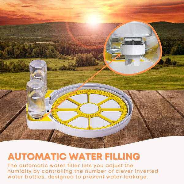 Automatic Digital 12 Egg Incubator Turning Electric Battery Chicken Quail Duck