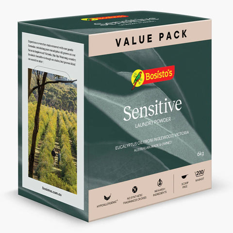 Bosisto's Senstive Laundry Powder Refill Eco Eucalyptus Washing Detergent 6kg