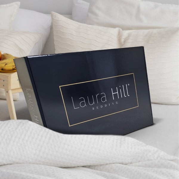 Laura Hill Double Sided 220 x 240cm Faux Mink Throw Rug Blanket 800gsm Purple