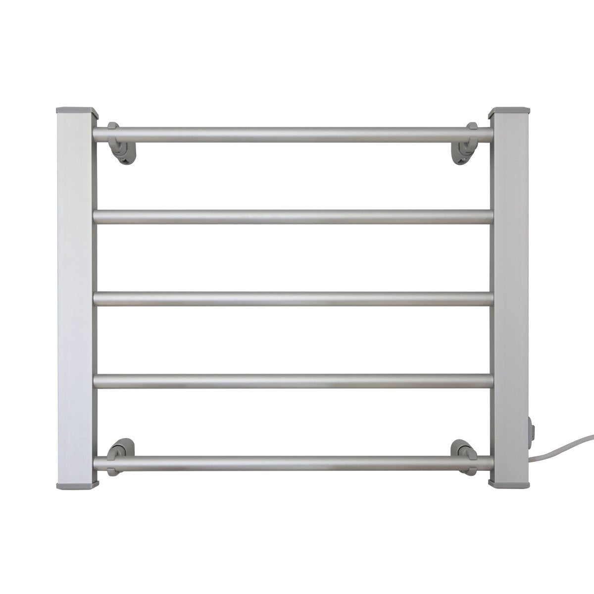 Pronti Wall Mounted Electric Heated Towel Clothes Rail Rack 5 Bar Warmer 90W