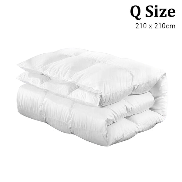 Laura Hill 500GSM Duck Down Feather Quilt Duvet Doona Queen