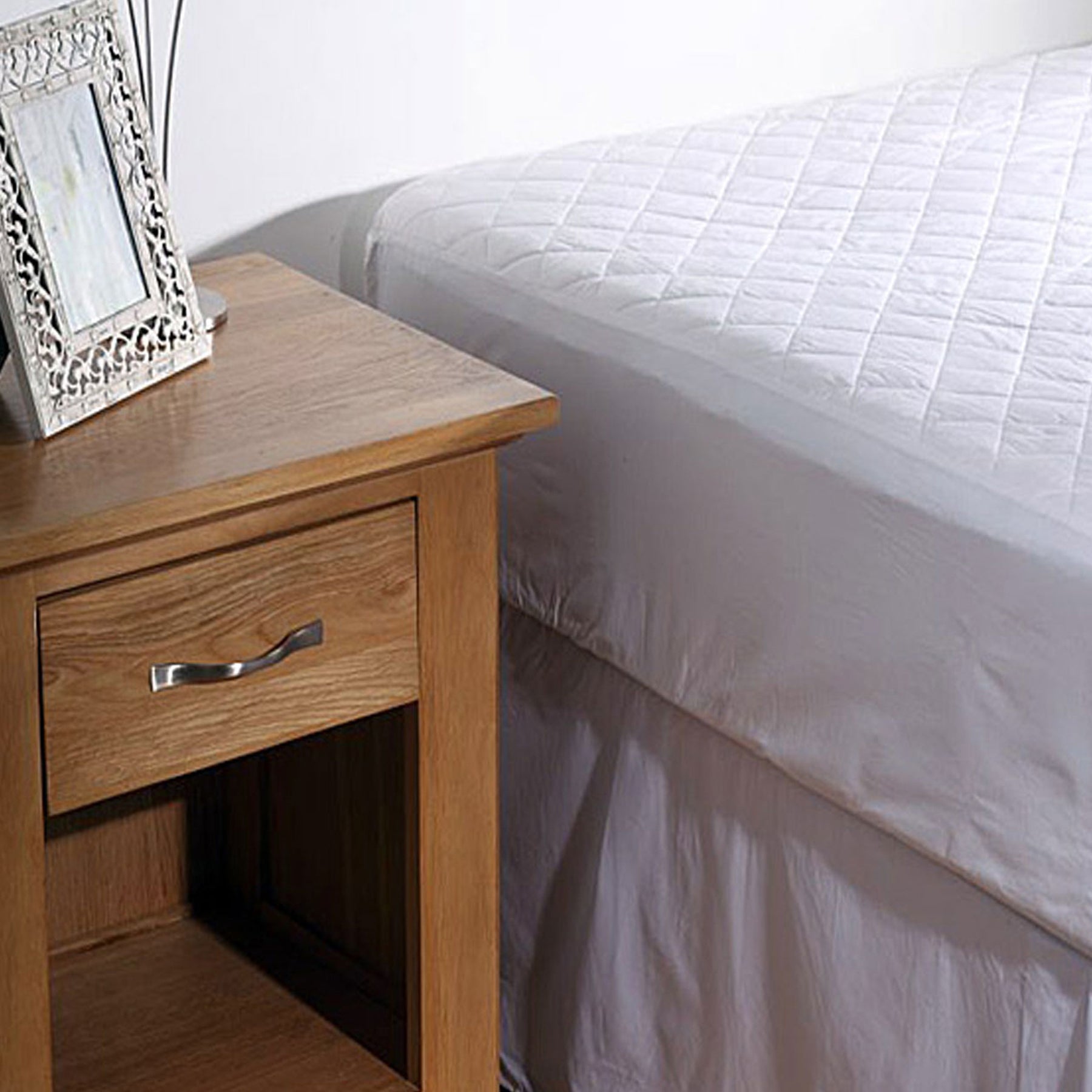 Georges Fine Linens Cotton Quilted Mattress Protector 35cm Wall King Single