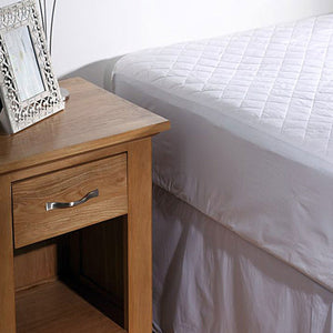 Georges Fine Linens Cotton Quilted Mattress Protector 35cm Wall King Single