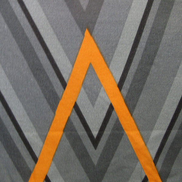 Artex Hayden Geometric Reversible Microfibre Quilt Doona Duvet Orange King