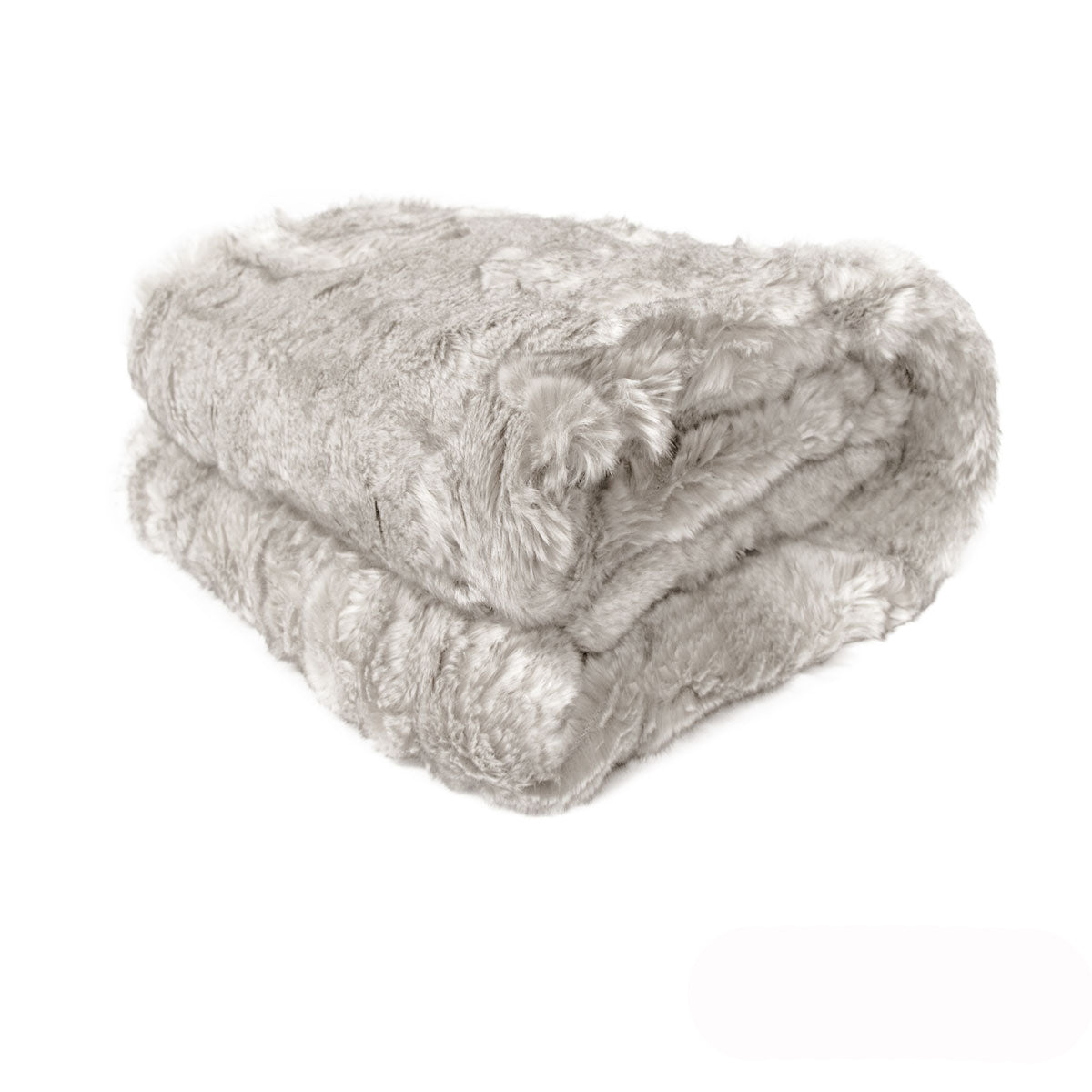 Dale Faux Fur Blanket Throw Rug Natural 127 x 152cm Dall Sheep