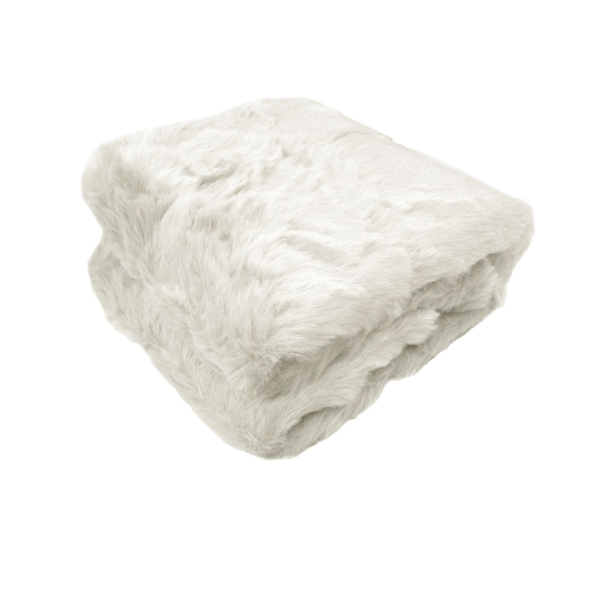 Radisson Alaskan Bear Faux Fur Throw Rug Blanket Natural 127 x 152cm