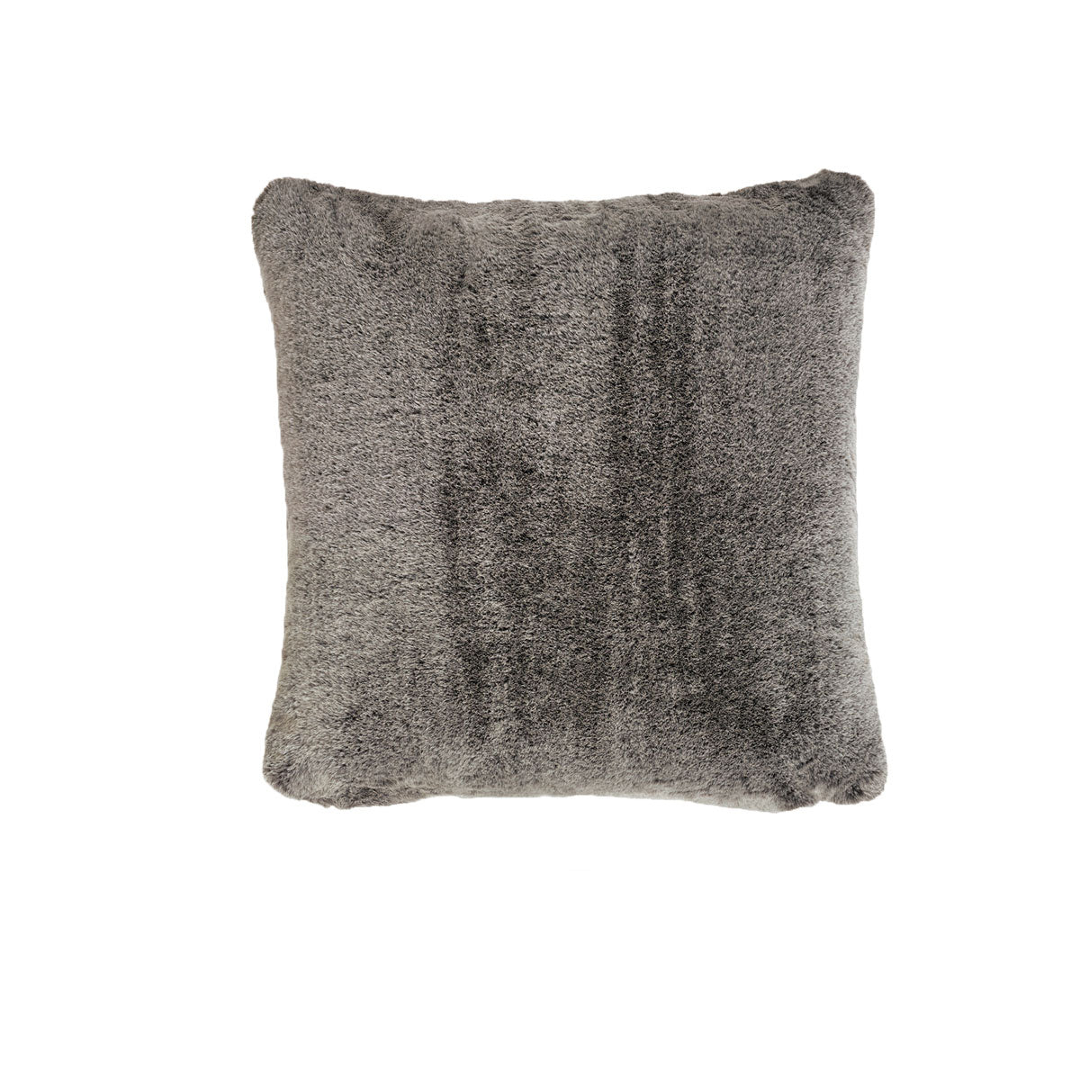 Bianca Hotham Faux Fur Square Filled Cushion Brown 43cm