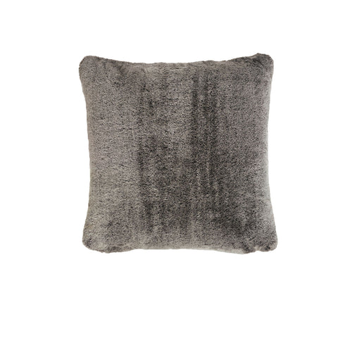 Bianca Hotham Faux Fur Square Filled Cushion Brown 43cm
