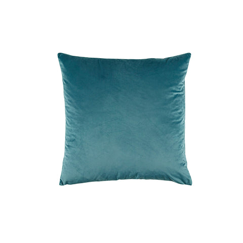 Bianca Vivid Coordinate Velvet Teal Square Cushion 43cm