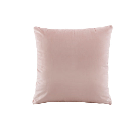 Bianca Vivid Coordinate Velvet Square Cushion Blush Pink 43cm