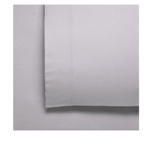 Bianca Fletcher Flannelette Cotton Flat Fitted Sheet Set Stone Single
