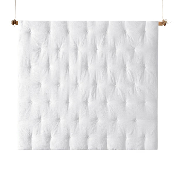 Accessorize Elma Jacquard Beadspread Comforter Coverlet White Queen