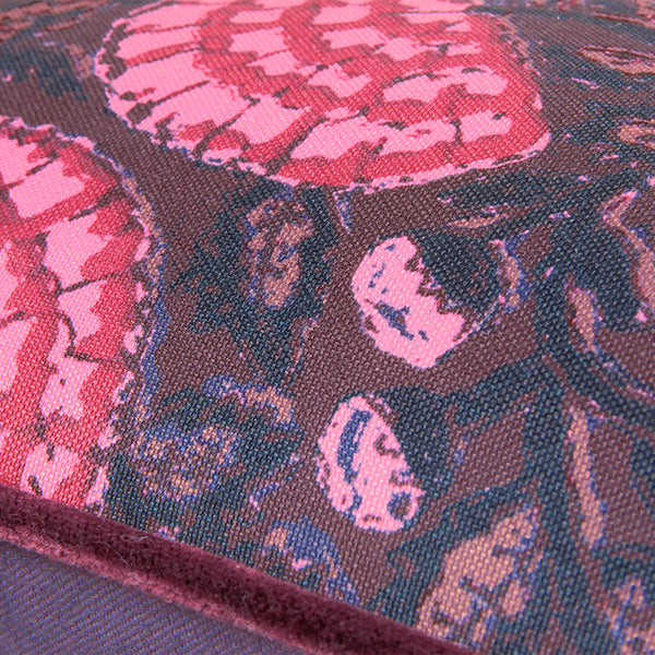 KAAT Amsterdam Ayda Pink Purple Floral Square Filled Cushion 45cm