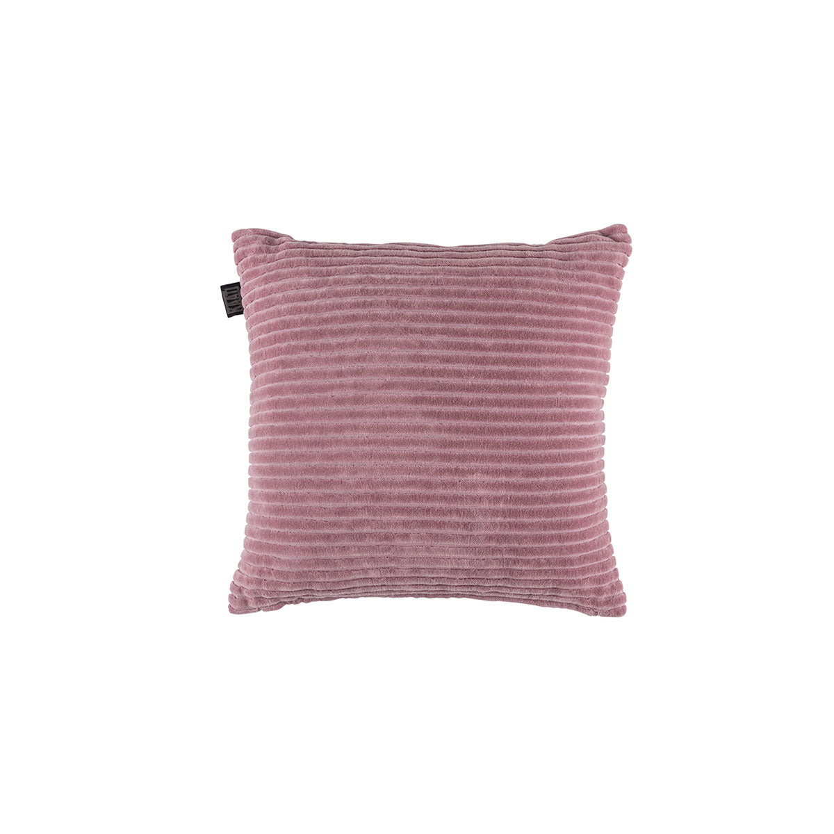 KAAT Amsterdam Ribbed Velvet Pink Square Filled Cushion 43cm
