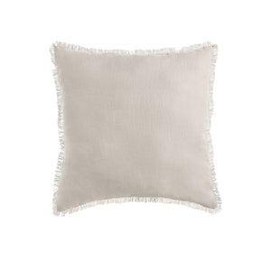 Vintage Design Homewares Natural French Linen Filled Cushion Square 55cm
