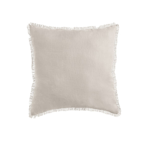 Vintage Design Homewares Natural French Linen Filled Cushion Square 55cm