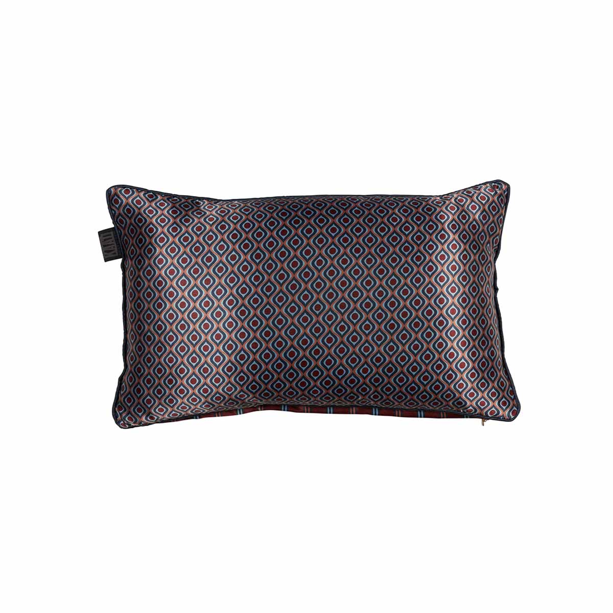 KAAT Amsterdam Meja Retro Red Reversible Oblong Filled Cushion 30cm x 50cm