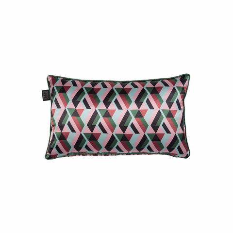 KAAT Amsterdam Phoeby Retro Pink Reversible Oblong Filled Cushion 30cm x 50cm