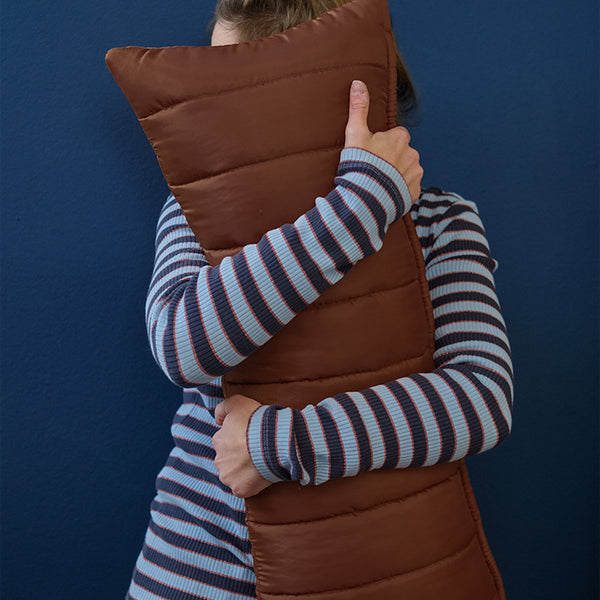 KAAT Amsterdam Shari Puffed Terra Oblong Filled Cushion 30cm x 70cm