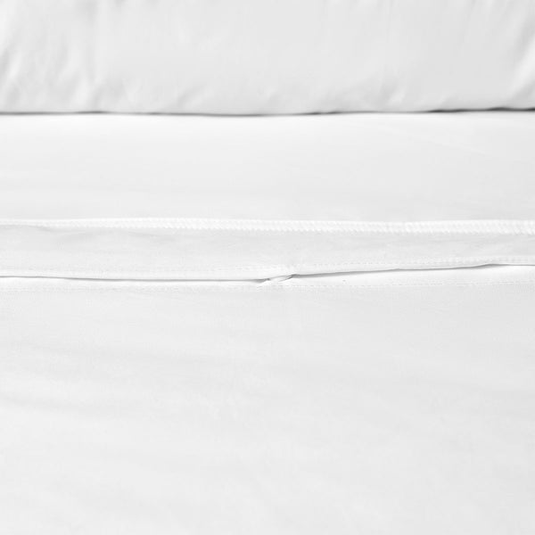 Accessorize 400TC Bamboo Cotton Quilt Doona Duvet Cover White King
