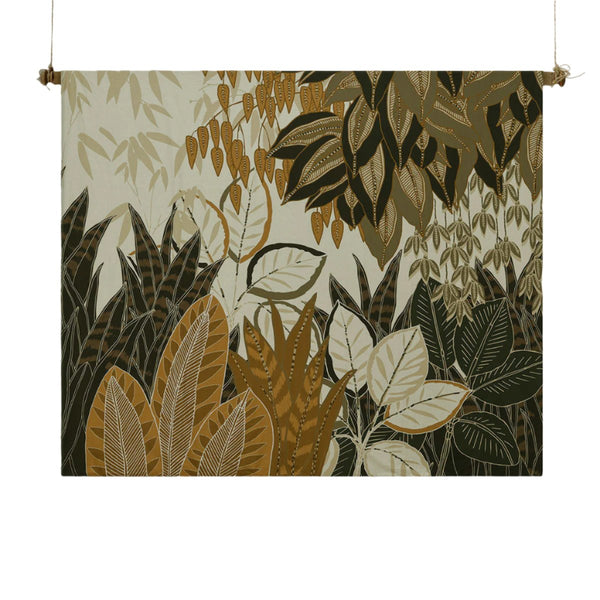 Accessorize Bronte Foliage Leaves Brown Quilt Doona Duvet Cover Set Queen