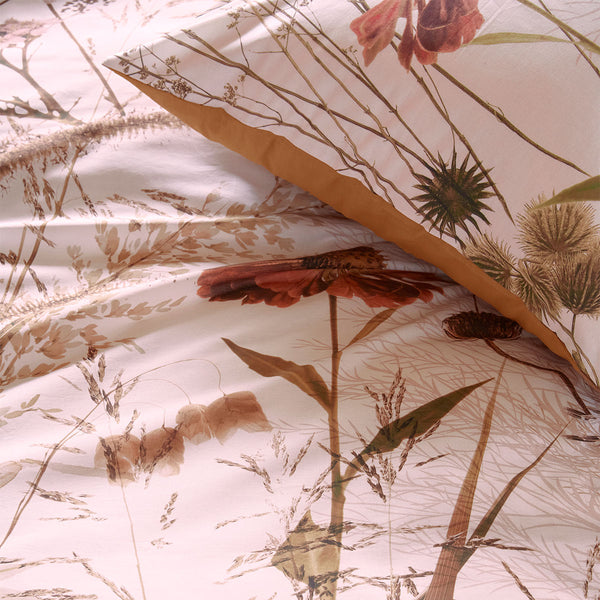 Bedding House Cely Floral Cotton Quilt Doona Duvet Cover Set King