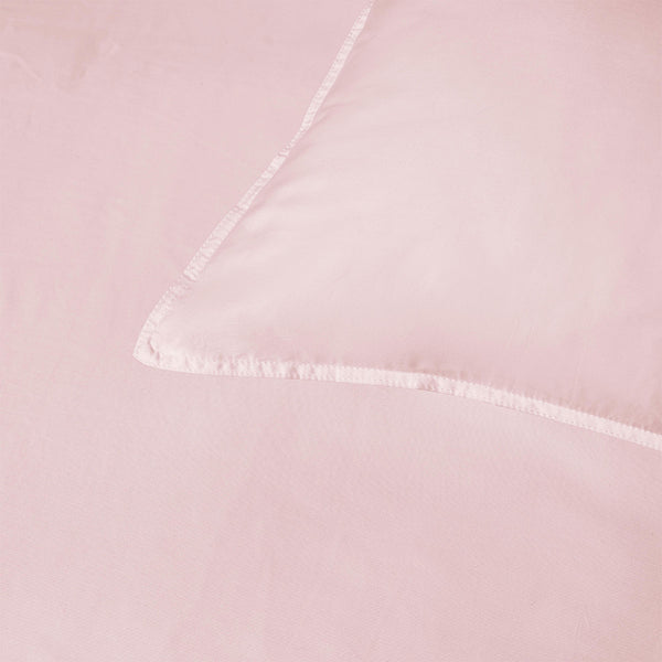 Accessorize 400TC Bamboo Cotton Quilt Doona Duvet Cover Blush Queen