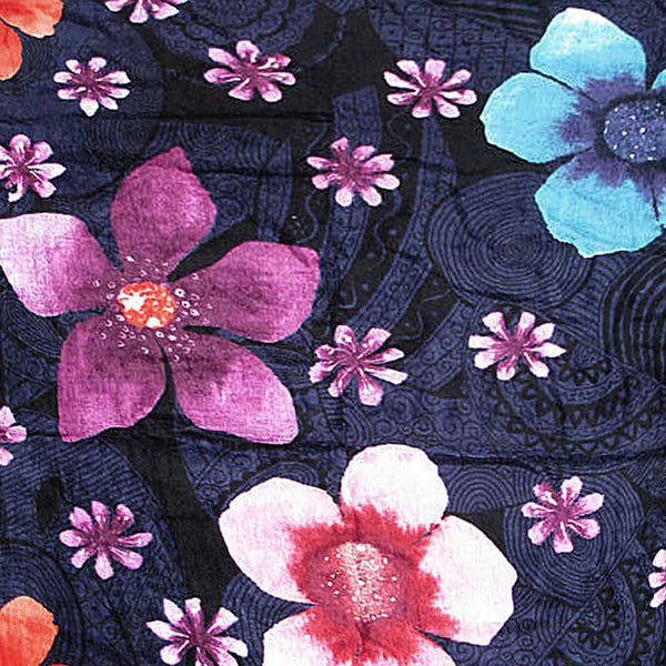 Big Sleep Floating Flowers Microfibre Quilt Doona Duvet Cover Set Single