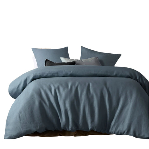 Vintage Design Homewares Eucalyptus Hemp Quilt Doona Duvet Cover King