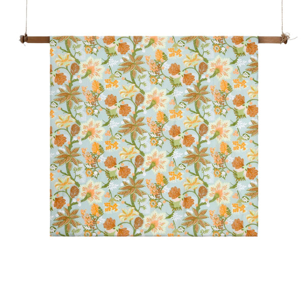 Accessorize Kienze Floral Orange Quilt Doona Duvet Cover Set King
