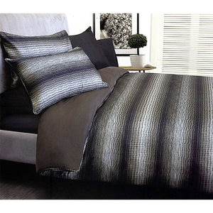Accessorize Lizard Skin Jacquard Quilt Doona Duvet Cover Brown Double