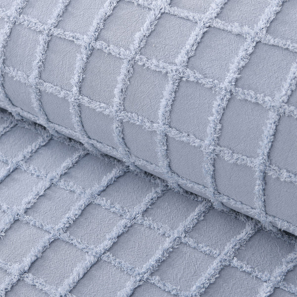 Vintage Design Homewares Parquet Snooze Blue Polyester Cotton Quilt Cover Set Double