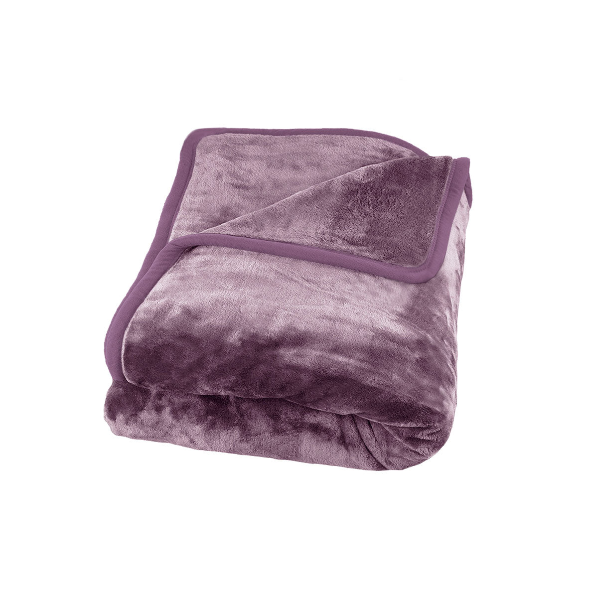 J Elliot Home 800GSM Luxury Winter Thick Mink Blanket Throw Rug Grape King